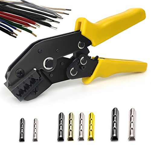 Aglet Crimping Tool, Shoelace Aglets Tool, Aglets For Shoelaces, Repair Shoe Lace Tips Replacement...