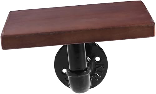 Homoyoyo Estantes de madera para plantas, decoración de plantas, estantes montados en la pared, estante de almacenamiento montado en la pared,