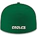 New Era Men's Kelly Green Philadelphia Eagles Omaha Throwback 59FIFTY Fitted Hat