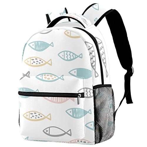 Sac à dos de voyage poisson blanc idéal pour vos weekends