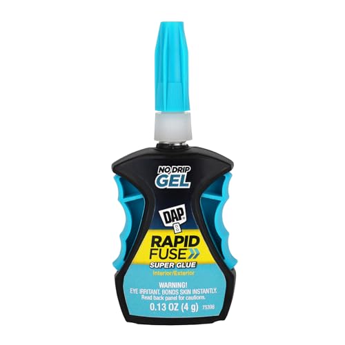 DAP RapidFuse Gel Adhesive Control Applicator, 0.13 Oz (7079800179), Clear