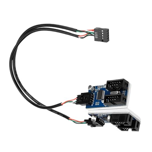 9pin USBスプリッターUSB2.0 9デスクトップコンピューター用のピン拡張アダプターは、接続と効率を向上させます