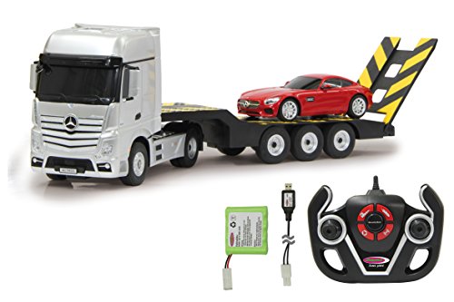 Jamara 405105 2.4G 1: 24 Auto Mercedes Actros 1: 26 2.4G Amg Gt Vehicle, Pack Of 2, Silver/Red #TOP3