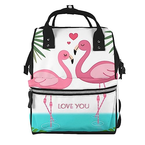 Sac à langer imprimé feuille de palmier pour voyager en famille avec style