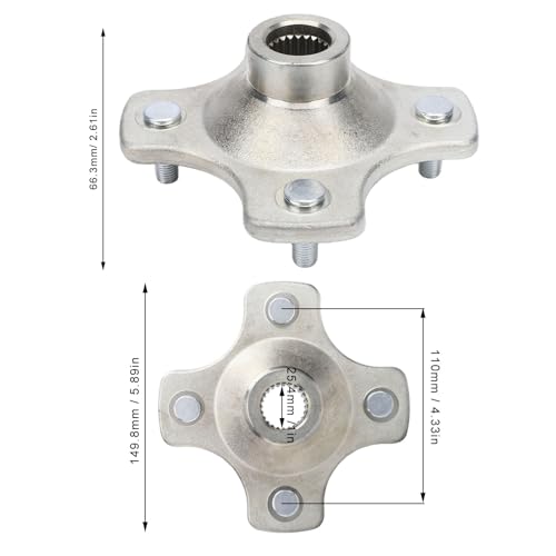 Moyeu de roue arrière Rancher 420 pour quad TRX420FE FM TE - 2