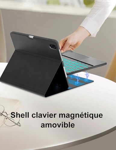 Clavier Honor Pad X8a tactile multipoint avec étui rétroéclairé 7 couleurs - 4