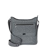 Lug Hopscotch Shoulder Bag, Heather Grey