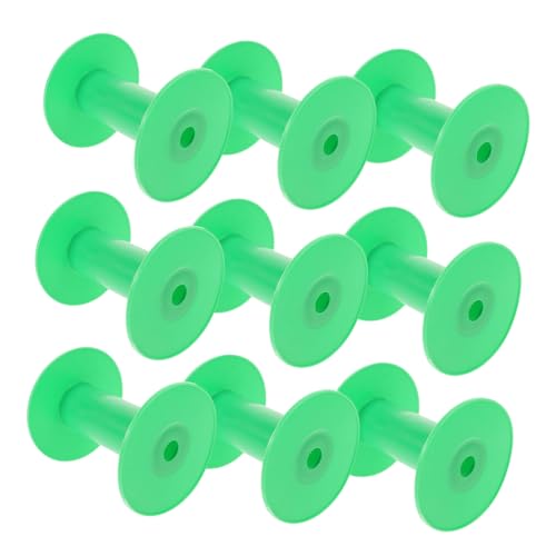 Mipcase 10pcs Small Thread Spools for Craft Detachable Weaving Bobbins for Sewing Projects Embroidery DIY Decor Convenient Empty Spool