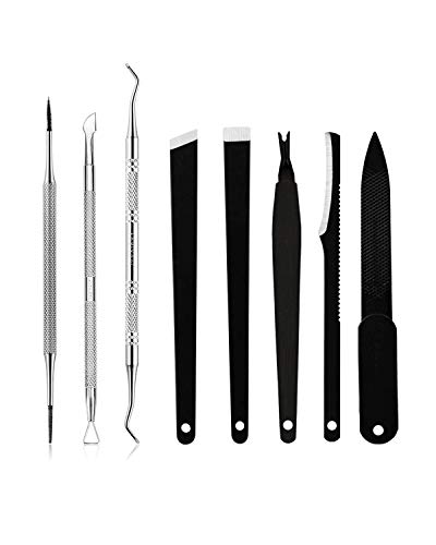 8-Piece Pedicure Nail Knife,Ingrown Toenail Correction Tool Set,Men Women Nail Clippers Stainless Steel