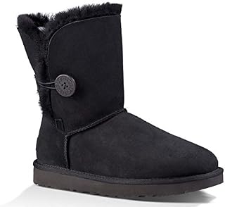 UGG Womens Bailey Button II Black Boot - 9