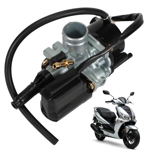 LDLRVeX Gurtner PYA 15 mm Carburateur Compatible avec Peugeot Citystar, Django, Speedfight 3 4, Ludix, Kisbee, Jet Force, Vivacity 50 cm3 Neuf, 166970