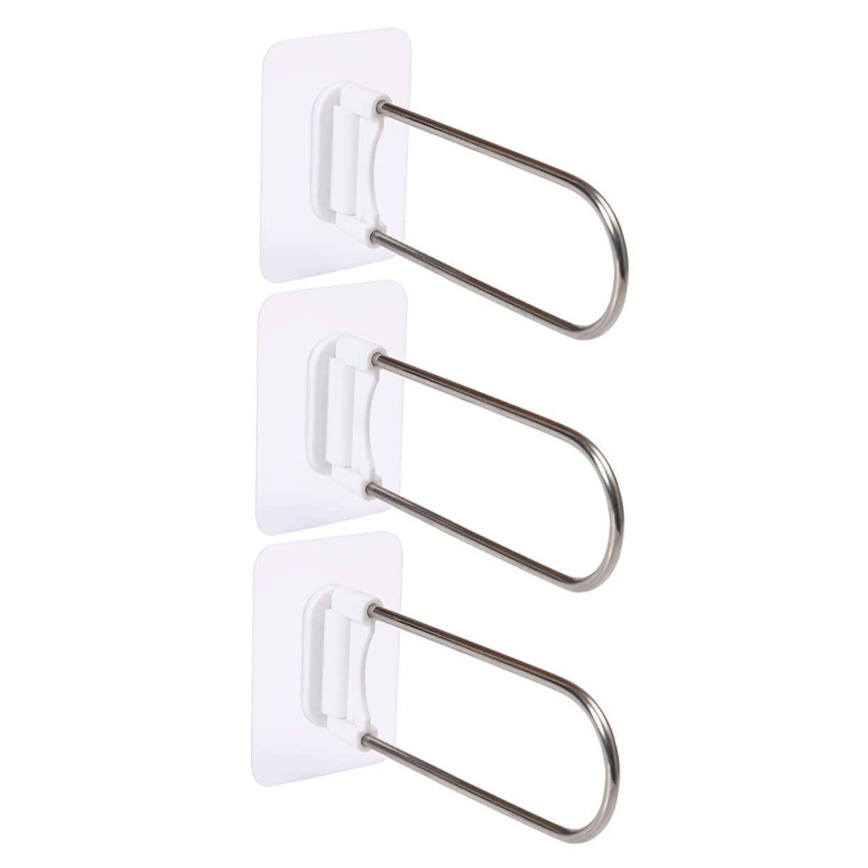 3pcs Wall Mount Clothes Hanger Rack Over The Door Hanger Organizer for Living