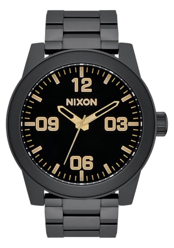 Montre Nixon Corporal SS All Rose Gold en acier inoxydable brossé chic