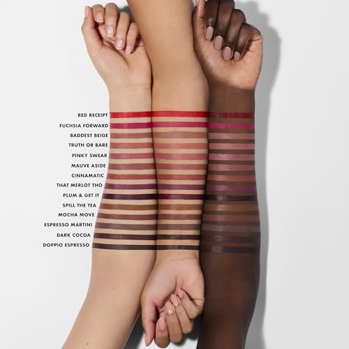 elf cream glide lip liner highly-pigmented pencil for shaping amp sculpting lips semi-matte finish vegan amp cruelty-free mauve aside