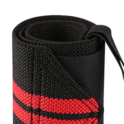 Muñequera de gym con correa para entrenamiento con pesas y lazo elástico de soporte manual 2