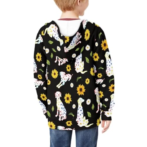 Pinupub Casual Full Zipper Hoodies For Youth Kids Soft Comfy Long Sleeve Winter Hoodie Jacket Coat4