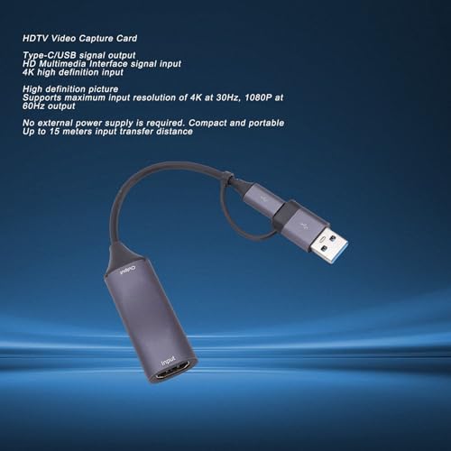 Tarjeta de captura de vídeo 4K USB 3.0 Tipo C compacta 3