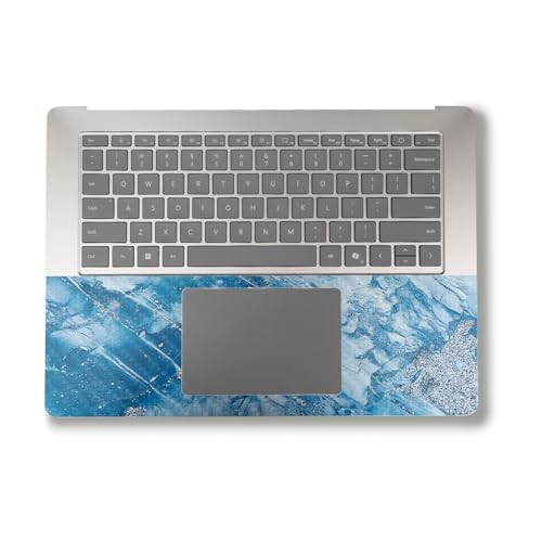 Image of Carbon Fiber Laptop Skin Compatible with Alienware X16 R2 (2024) - Winter Rock - Premium 3M Vinyl Protective Wrap Decal Cover - Easy to Apply | Crafted in The USA by MightySkins