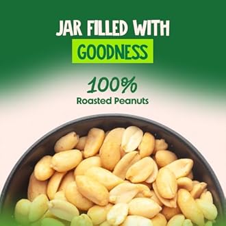 ALPINO Natural Peanut Butter Crunch 2kg (1kg Pack of 2) – Unsweetened, 100% Roasted Peanuts - 30% Protein, Source of Healthy Fats, No Added Sugar & Salt