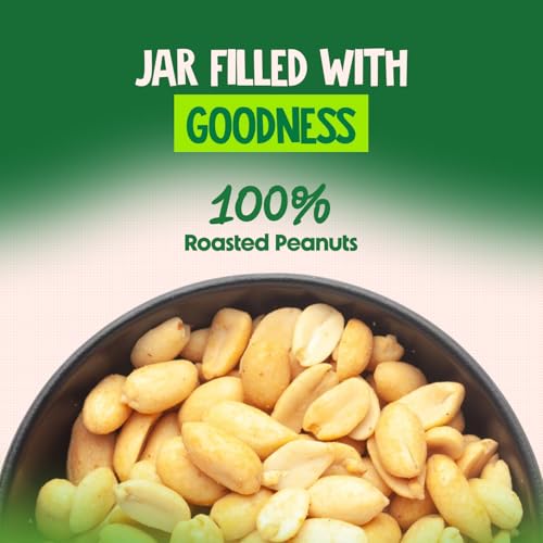 ALPINO Natural Peanut Butter Crunch 2kg (1kg Pack of 2) – Unsweetened, 100% Roasted Peanuts - 30% Protein, Source of Healthy Fats, No Added Sugar & Salt