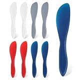 Picture of Gjinxi 8PCs Plastic Butter Spreader, Multi Purpose Plastic Butter Spreader Knives, Kitchen Frosting Knives for Soft Cheese Butter Cream Icing, Sandwich Spreader Knife for Charcuterie Board
