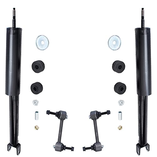 Detroit Axle - REAR. Shock Absorbers + Sway Bars Replacement for 2010-2018 Ford Taurus Excludes SHO Models, 2010-2012 Lincoln MKS - 4pc Set