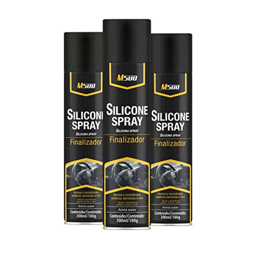 Silicone Spray Perfumado Aroma Lavanda 300ml M500-3 Peças