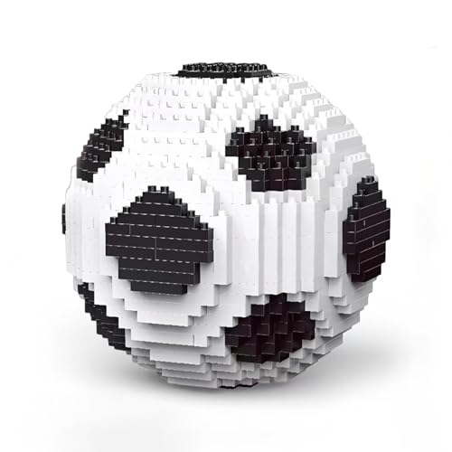 xolear Kits de Construction de Football, 850 Pièces Puzzle 3D Ballon Foot Sets de Jeux de Construction Idéal comme Cadeau pour Les Fans de Football, Les...