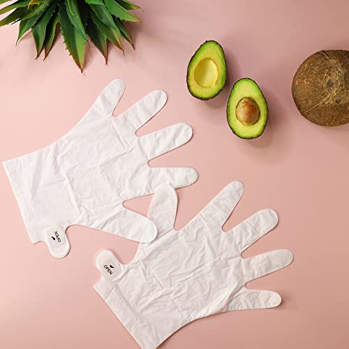 W7 Moisturizing Hand Mask Treatment - At Home Intense Hydration Glove Set - 2 Pairs - With Shea Butter, Vitamin E & Coconut Oil #TOP6