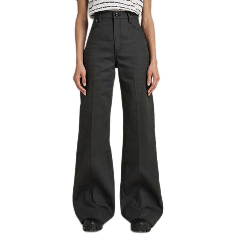 G-Star Women's Deck Ultra High Wide Leg Jeans, Blue (raw denim D20987-D189-001), 27W / 30L