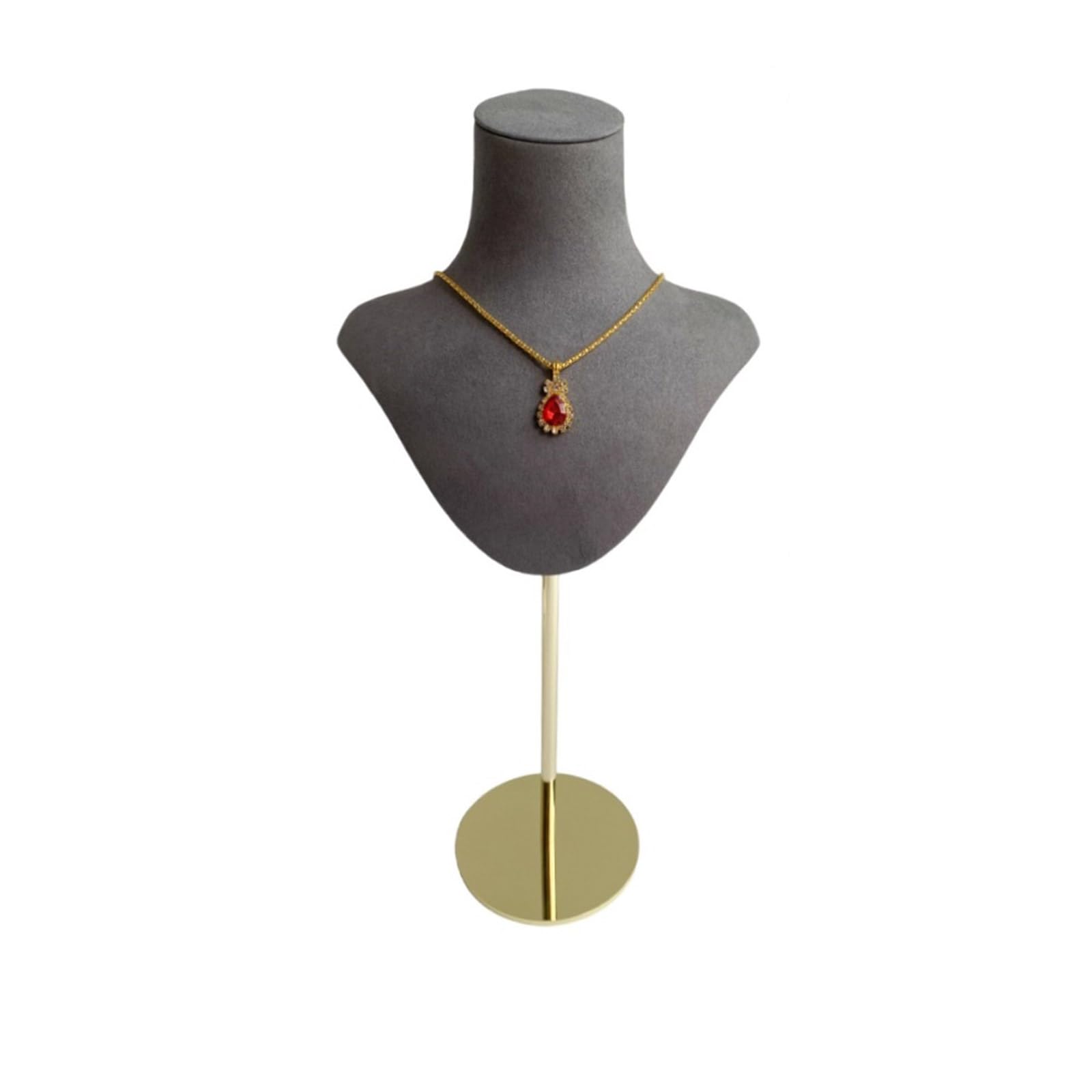 Générique Portrait modèle porte-collier Mannequin bijoux présentoir cou pendentif de rangement bijoux photographie accessoires collier
