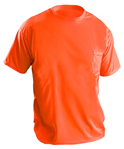 T-shirt orange haute visibilité avec poche taille XL OccuNomix LUX-XSSPB-OXL