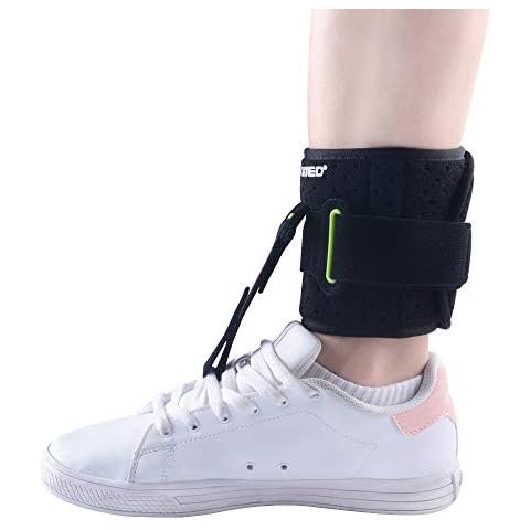 Drop Foot Support AFO AFOs Ankle Brace Strap Elevator Poliomyelitis Hemiplegia Stroke Universal Size Cover