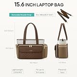 RAINSMORE Teczka na Laptopa Torba Profesorska Kobieta 39,6 cm (15,6"), 15.6 pulgadas, Współczesny