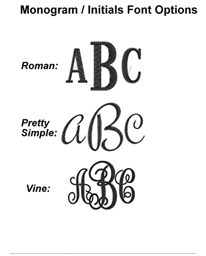 Monogrammed Cloth Napkins, Set Of 4 Or 6, 100% Cotton #TOP2