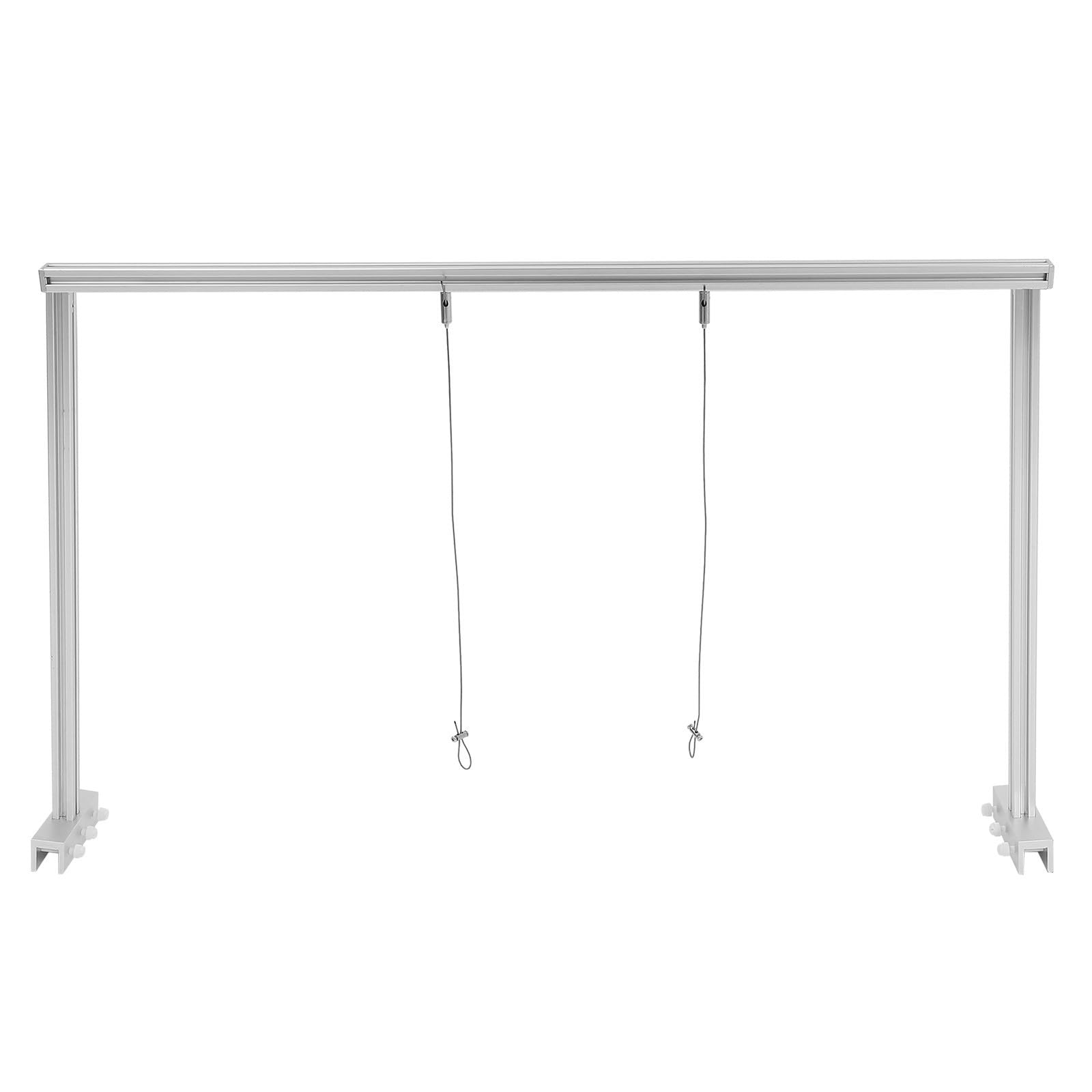 Aquarienlampenhalterung aus Aluminiumlegierung für Fischbecken, Silber