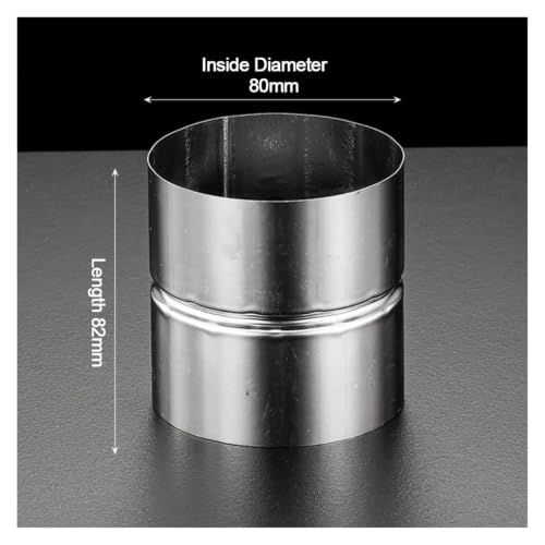 Junta de tubería acero inoxidable de alta durabilidad con acabado interior liso de 80mm 3