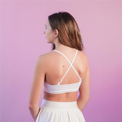 Training Bra | Starter Teen Bra For Pre-Teen Girls | White Bralette | Breathable Fabric | Adjustable Straps & Cups3