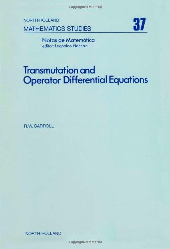 Transmutation and Operator Differential Equations: 67