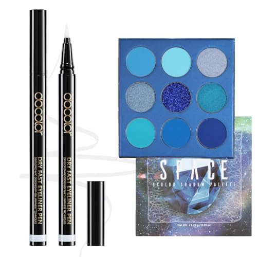 Delineador Blanco Waterproof de Docolor con Paleta de Sombras