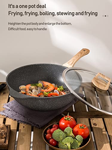 Wok de aleación de aluminio 32 cm con recubrimiento antiadherente miniatura 4