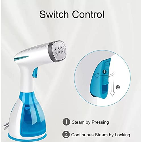 Plancha de Vapor Vertical Vapor de Hierro de la Prenda de la Mano de Calor rápido para la Ropa 1500W Potente 280 ml de Tela portátil Vapor de Vapor de Vapor de Vapor 486