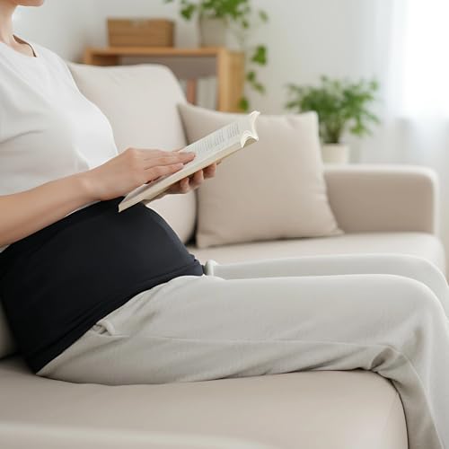 Faja abdominal soporte de colostomía negra M/L miniatura 3