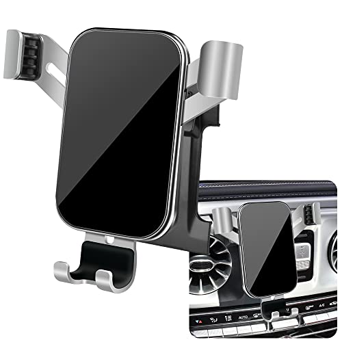 LUNQIN Car Phone Holder for Mercedes-Benz G-Class 2019 2020 2021 2022 2023 2024 G Wagon G550 G500 AMG G63 G55 W463 Auto Interior Accessories Cell Phones Mount Cellphone Mobile Charging GPS Cradle