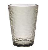 KLIFA- RIPPLE- 16 ounce, Set of 6, Acrylic Tumbler Drinking Glasses Cups, BPA-Free, Stackable Plasti