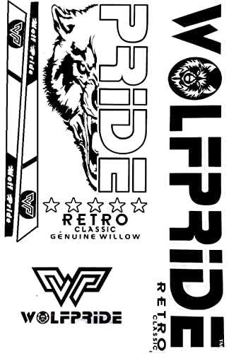 Image of RC White Cricket Bat Sticker