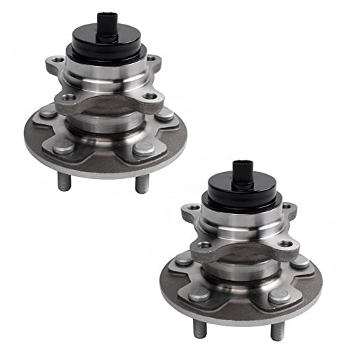 Image of TRQ 2 Piece Front Wheel Bearing & Hub Assembly Set