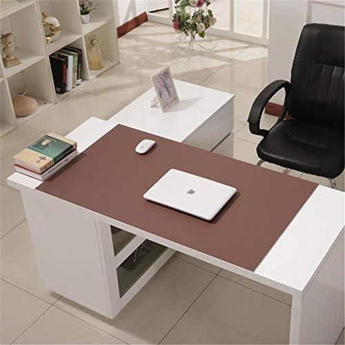 Table Mat Hydrorésistant LL-COEUR Protecteur de Bureau Marron 80cm