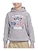 Wild Bobby All Aboard The 2024 Train Political Youth Hooded Sweatshirt, Heather Grey, Large