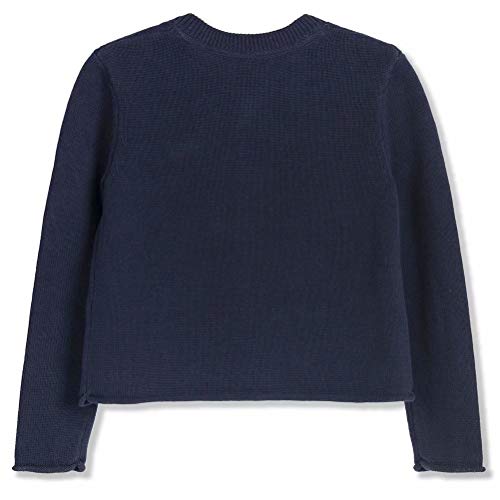 Benito & Benita Girls Cardigan Button Up with Bow Toddler Sweater Cardigan Cotton Kids Dance Shawl Bolero Shrug Long Sleeve2